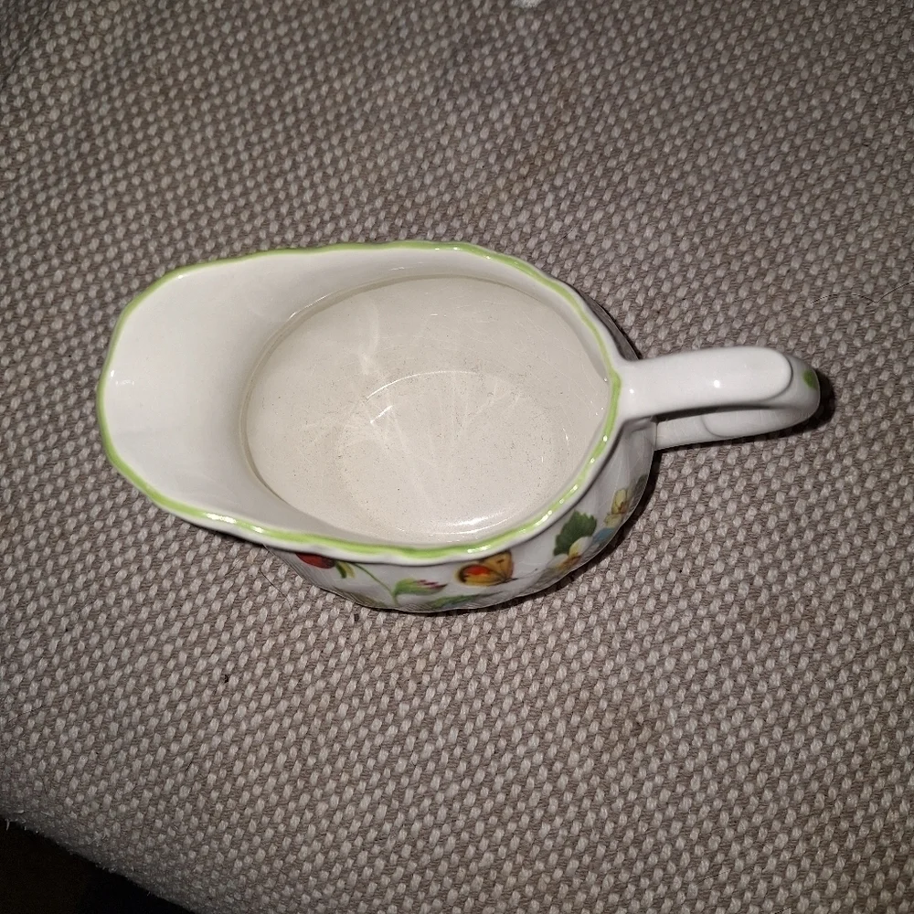 A vintage James Kent Old Foley Staffordshire creamer.